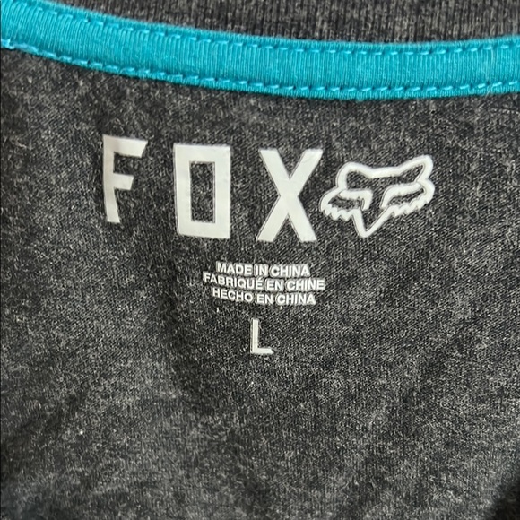 Fox Women's Teal Long Sleeve Top - Picture 2 of 3